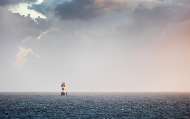 Leuchtturm vor Bremerhaven