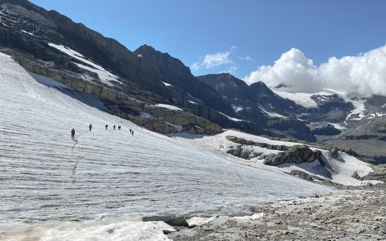 Abstieg vom Daubenhorn