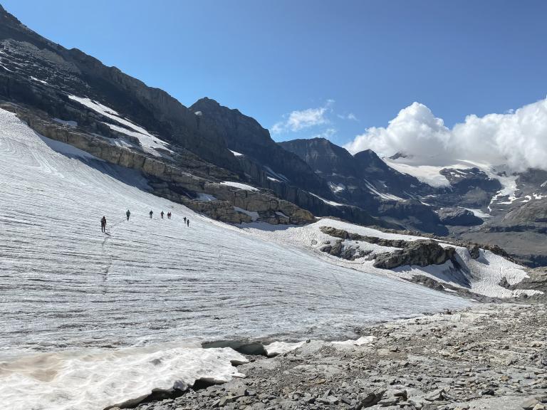 Abstieg vom Daubenhorn